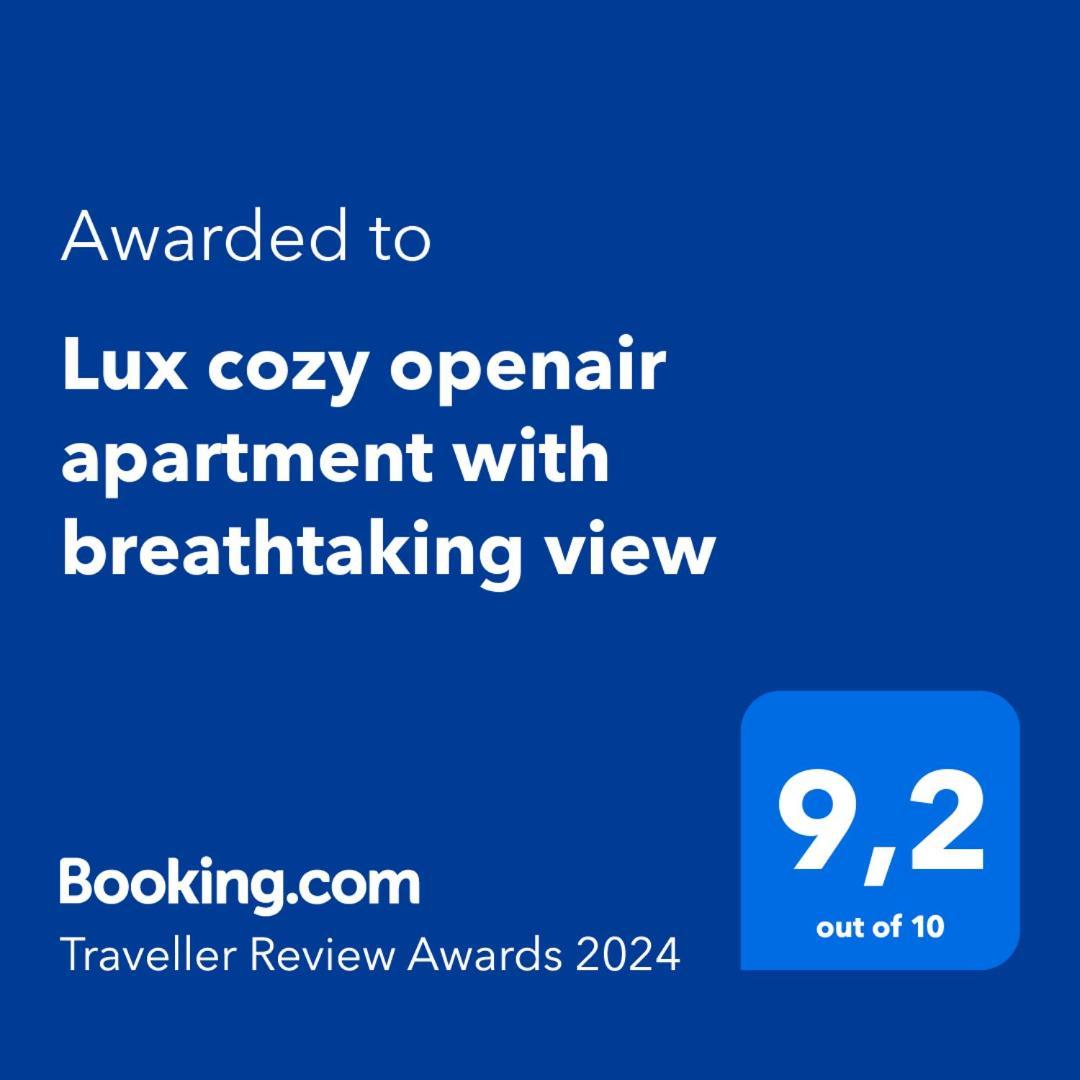Lux Cozy Openair Apartment With Breathtaking View Atenas Exterior foto